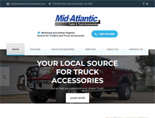 Tablet Screenshot of midatlantictrailersales.com